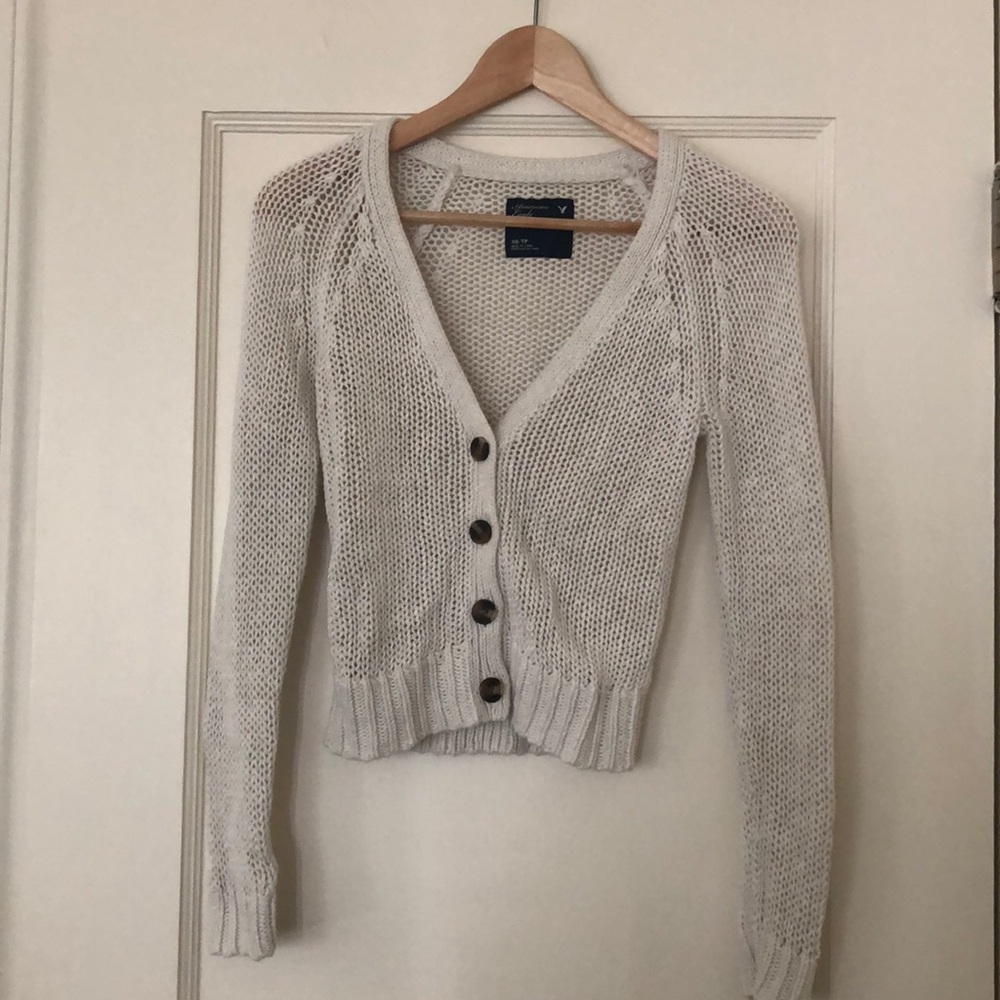 Creamy Knitted Jacket